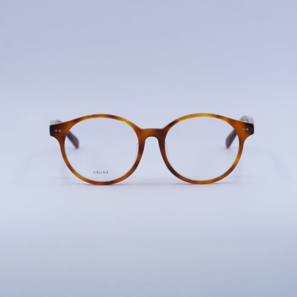 Celine CL50008F 053 Eyeglasses Havana 52mm Round Frame - Picture 3 of 9